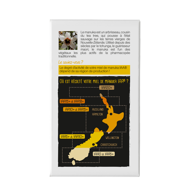 Comptoirs & Compagnies -- Miel de manuka iaa18+ (mgo 696) (origine Nouvelle zélande) - 250 g