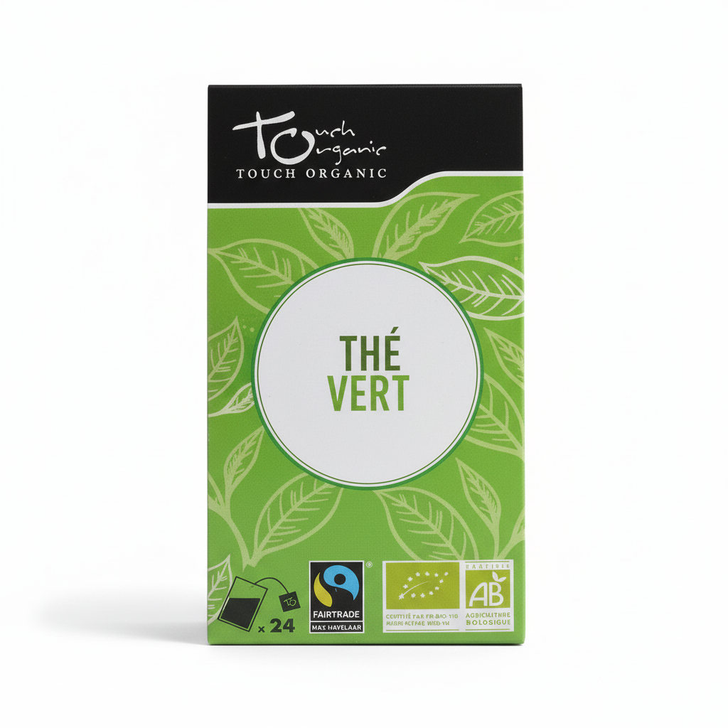 TOUCH ORGANIC -- ThE vert - 24 x 2g