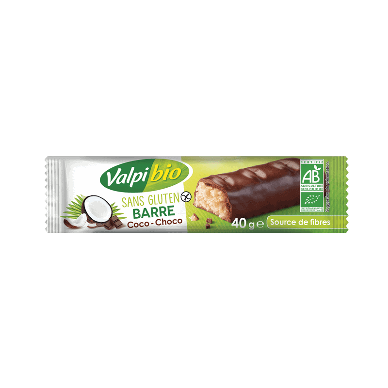 Barre coco chocolat noir