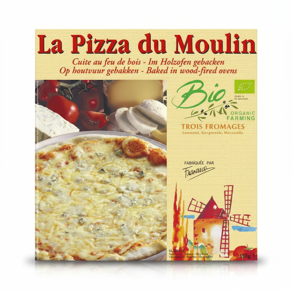 Pizza 3 fromages 350g