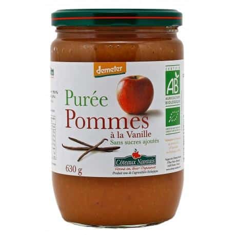 Puree pommes-vanille - demeter