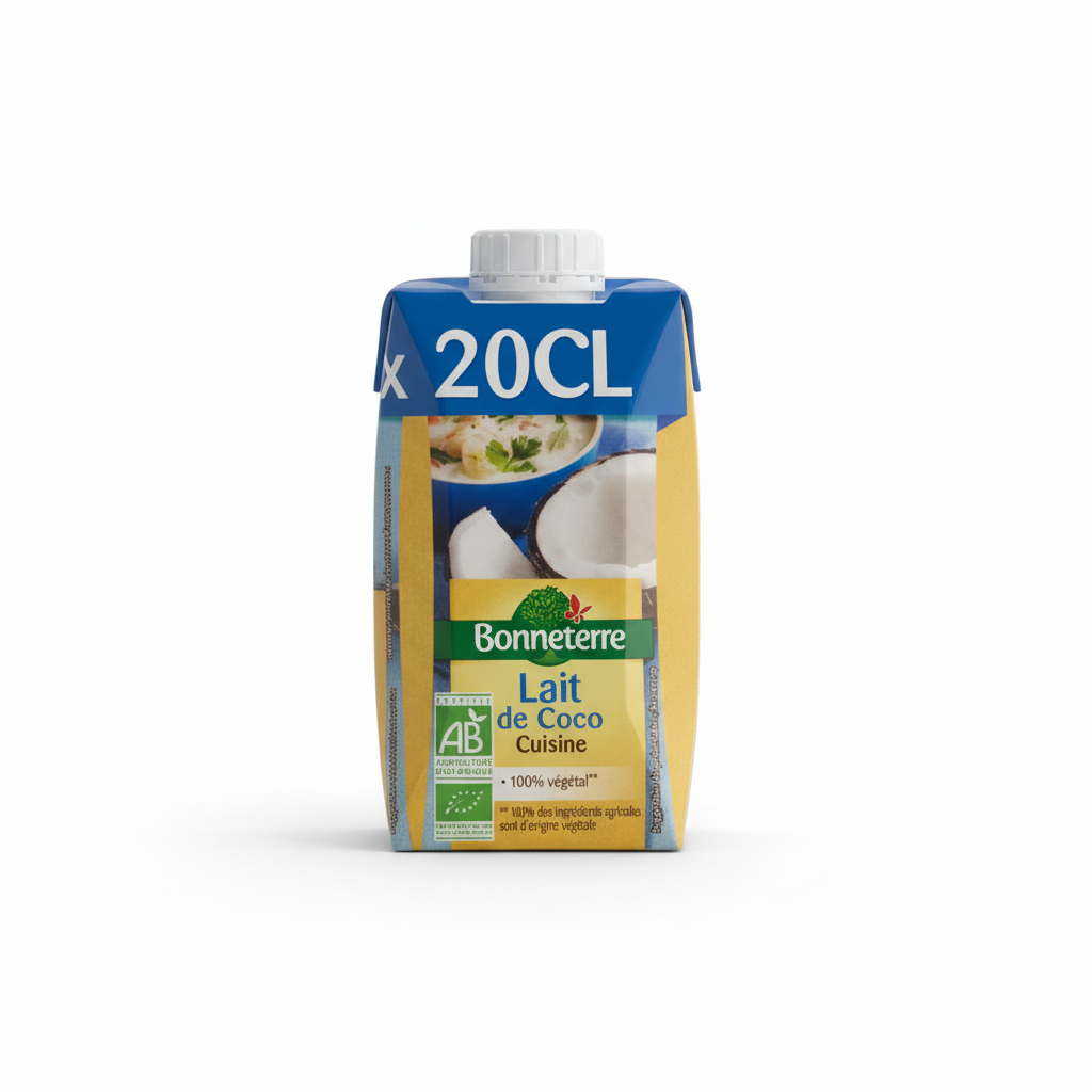 lait de coco  cuisine 20 cl