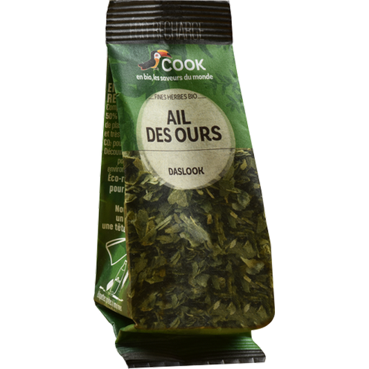 Cook épices -- Ail des ours bio coupé (éco recharge) (origine Europe) - 16 g