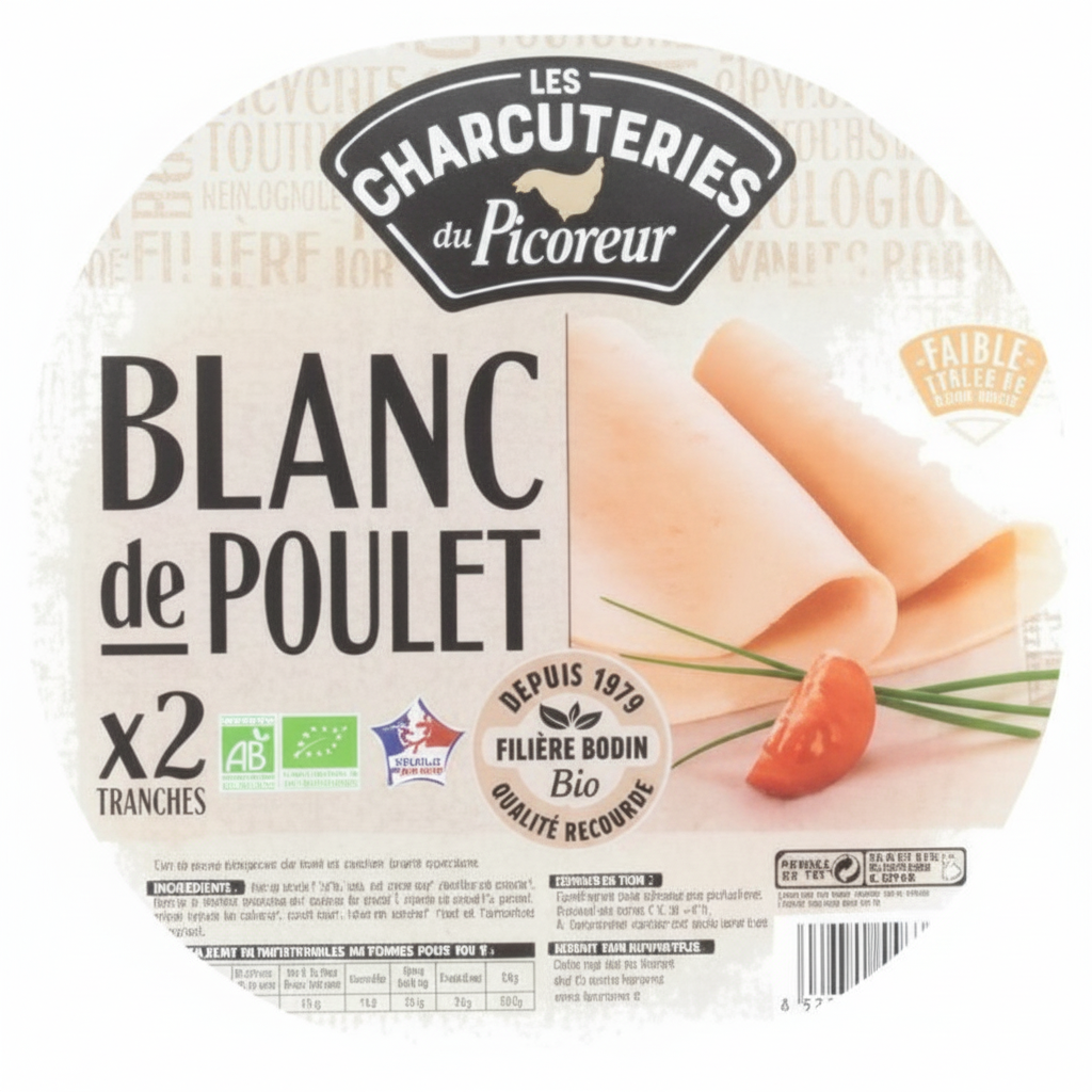 Blanc de poulet tranche