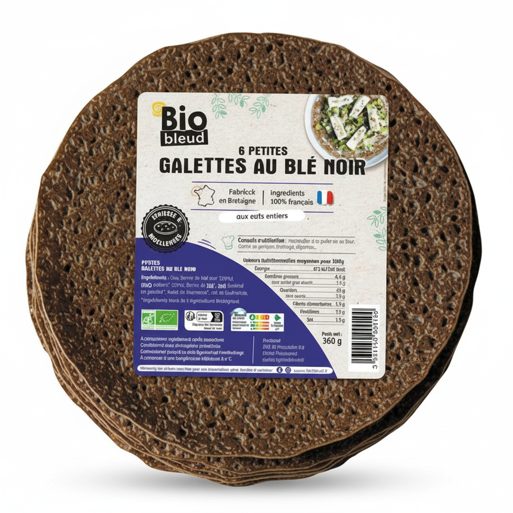 Galettes petites de ble noir x6