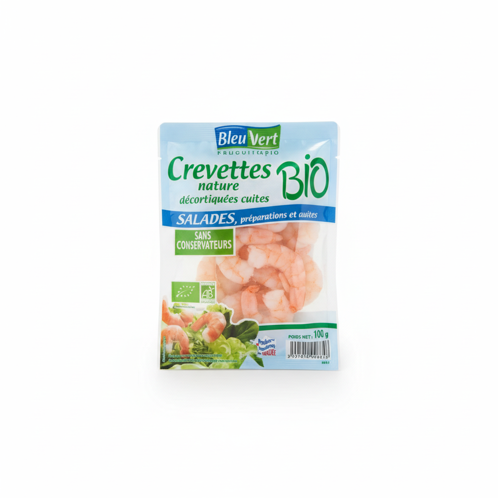Crevettes cuites nature