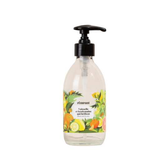 Pimpant -- Bouteille liquide vaisselle décor agrumes 250 ml - 250ml