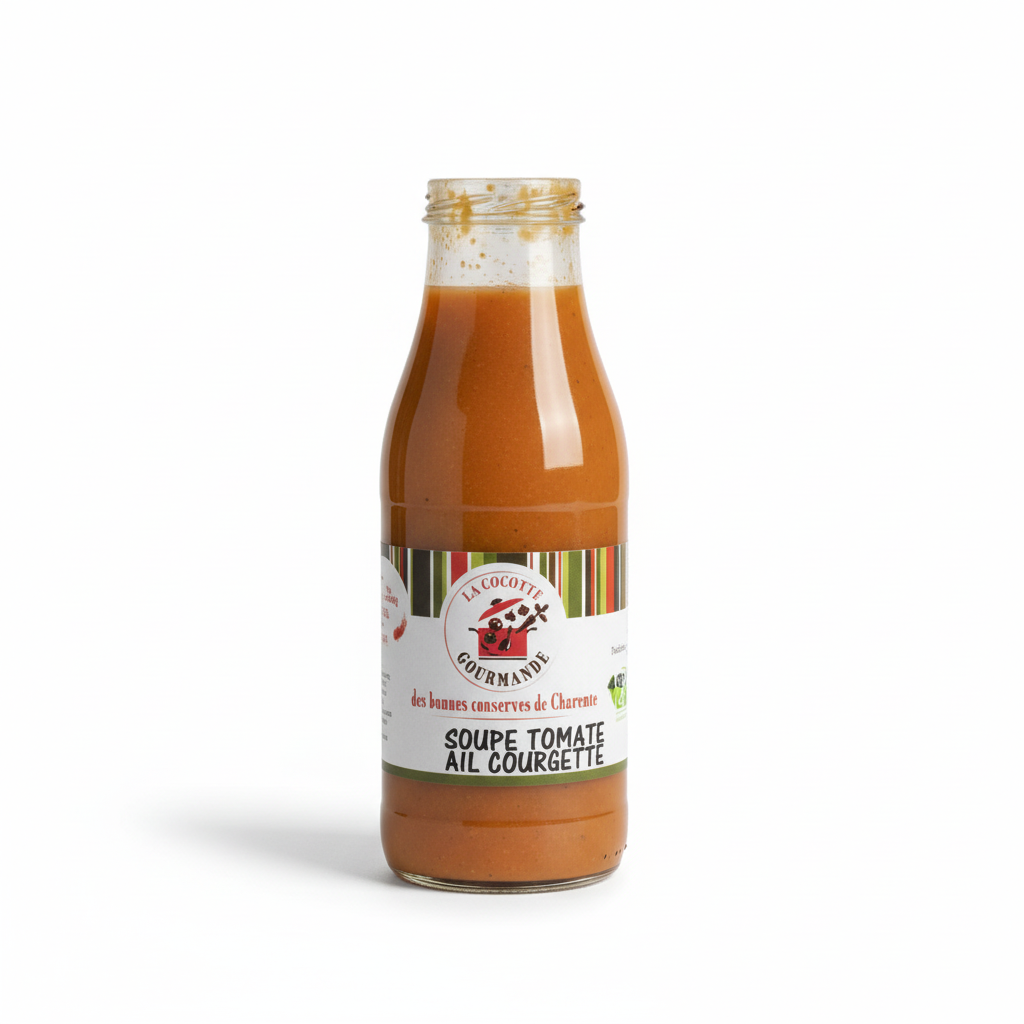 Soupe tomate ail courgette 48 cl