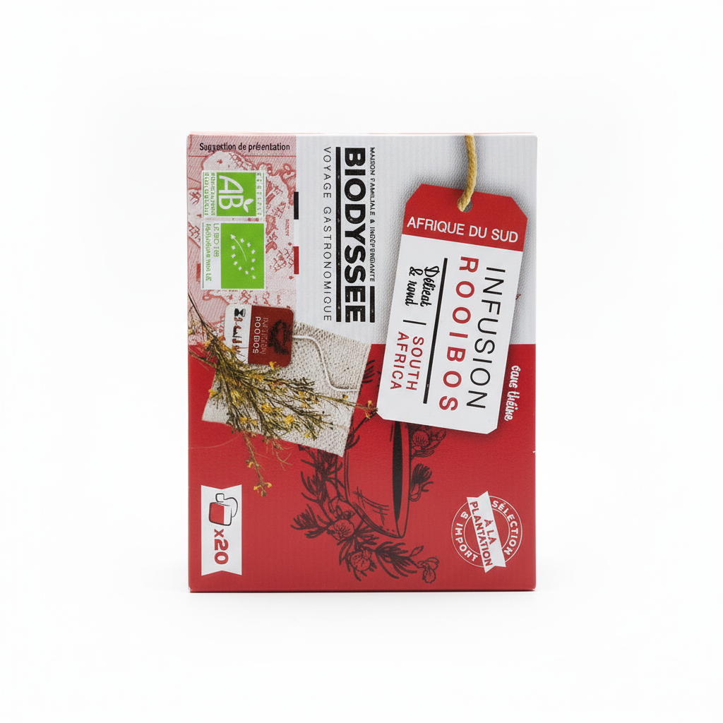 BIODYSSEE -- Infusion rooibos nature d'afri