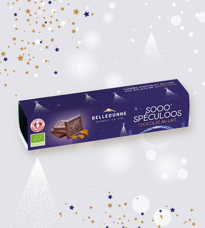 Carrés sooo spéculoos chocolat lait bio - 2