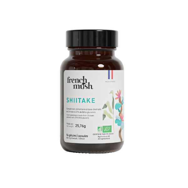 Le shiitaké bio (56 gélules) - 1