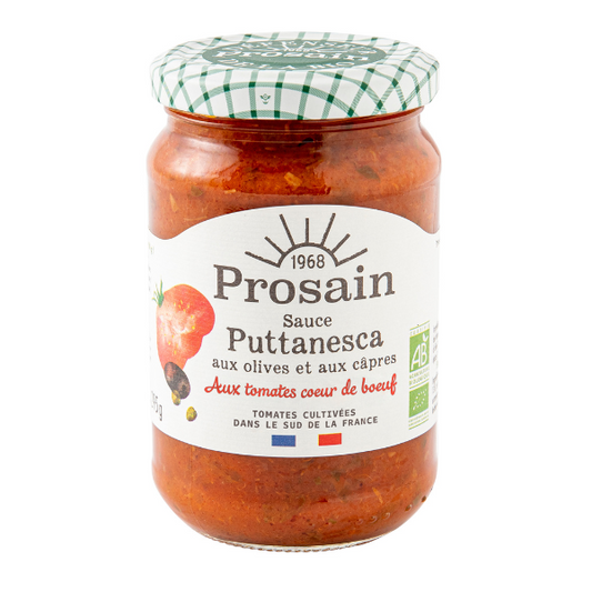 Prosain -- Sauce puttanesca aux tomates cœur de bœuf, olives et câpres - 295 g