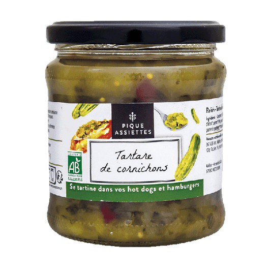 Pique Assiettes -- Tartare de conichons bio - 325 g