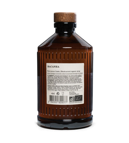 Bacanha -- Sirop de cassis brut bio - 400 ml